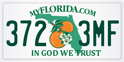 FL license plate 3723MF