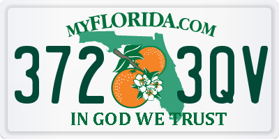 FL license plate 3723QV