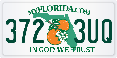 FL license plate 3723UQ