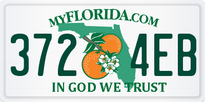FL license plate 3724EB