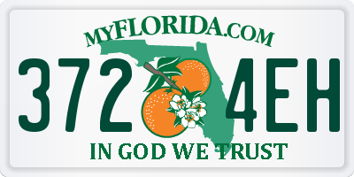 FL license plate 3724EH