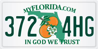 FL license plate 3724HG