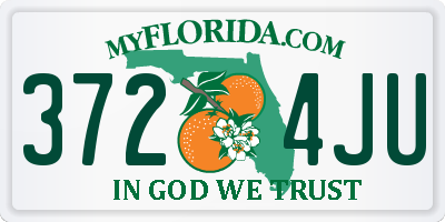 FL license plate 3724JU