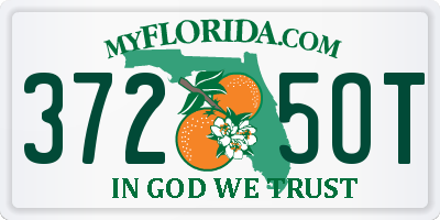 FL license plate 3725OT