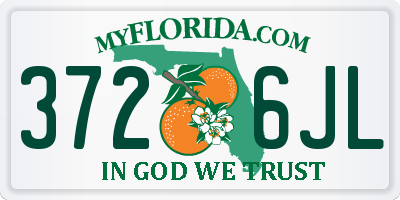 FL license plate 3726JL