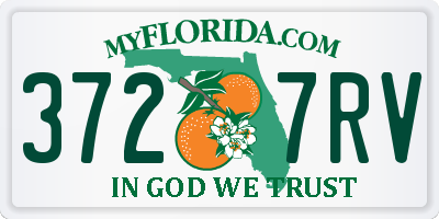 FL license plate 3727RV
