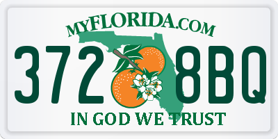FL license plate 3728BQ