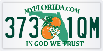 FL license plate 3731QM