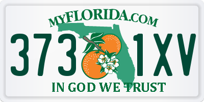 FL license plate 3731XV