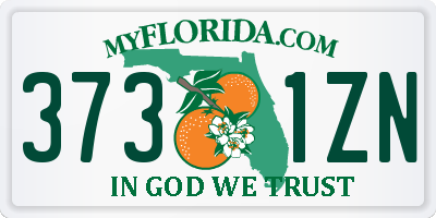 FL license plate 3731ZN