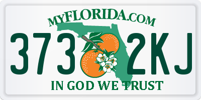 FL license plate 3732KJ