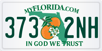 FL license plate 3732NH