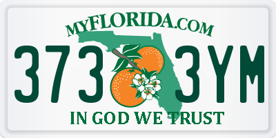 FL license plate 3733YM