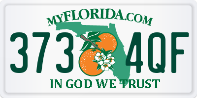 FL license plate 3734QF