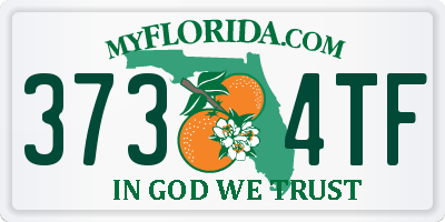 FL license plate 3734TF