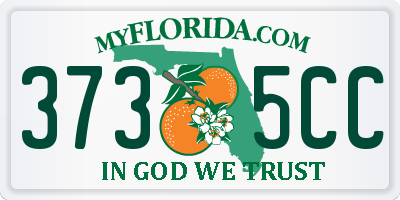 FL license plate 3735CC
