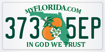 FL license plate 3735EP