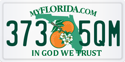FL license plate 3735QM