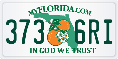FL license plate 3736RI