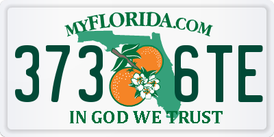 FL license plate 3736TE