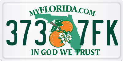 FL license plate 3737FK