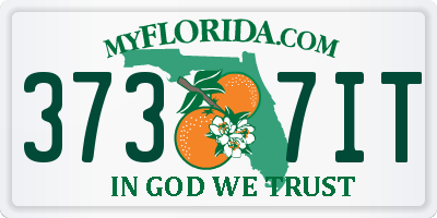 FL license plate 3737IT