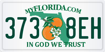 FL license plate 3738EH