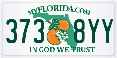 FL license plate 3738YY