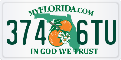 FL license plate 3746TU