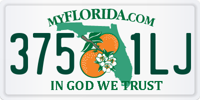 FL license plate 3751LJ