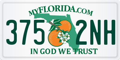 FL license plate 3752NH