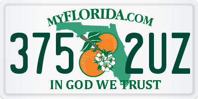 FL license plate 3752UZ