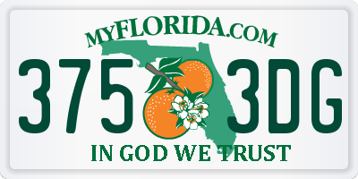 FL license plate 3753DG