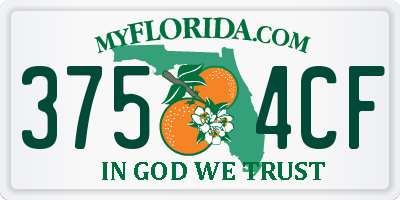 FL license plate 3754CF