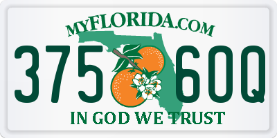 FL license plate 3756OQ