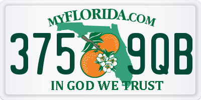 FL license plate 3759QB