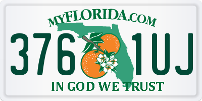 FL license plate 3761UJ