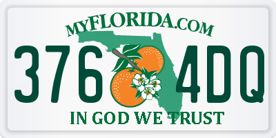 FL license plate 3764DQ