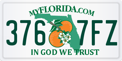 FL license plate 3767FZ