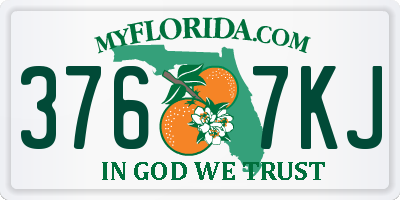 FL license plate 3767KJ