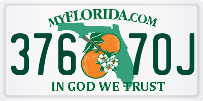 FL license plate 3767OJ
