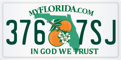 FL license plate 3767SJ