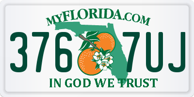 FL license plate 3767UJ