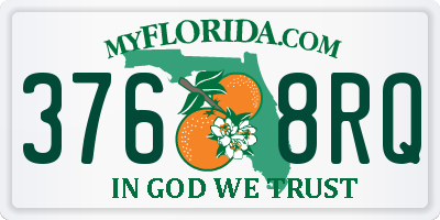 FL license plate 3768RQ