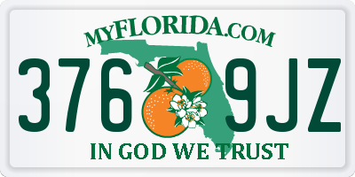 FL license plate 3769JZ