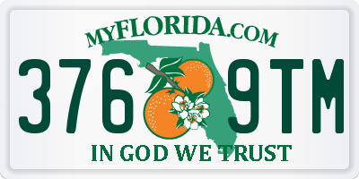 FL license plate 3769TM