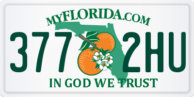 FL license plate 3772HU