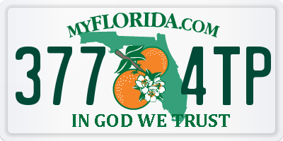 FL license plate 3774TP