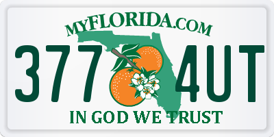 FL license plate 3774UT