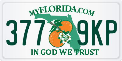 FL license plate 3779KP